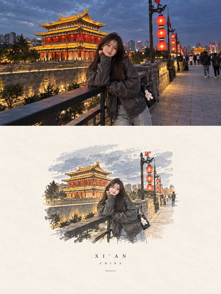 Candid Travel Photo at Historic Wall GPT Image 2.5 preview