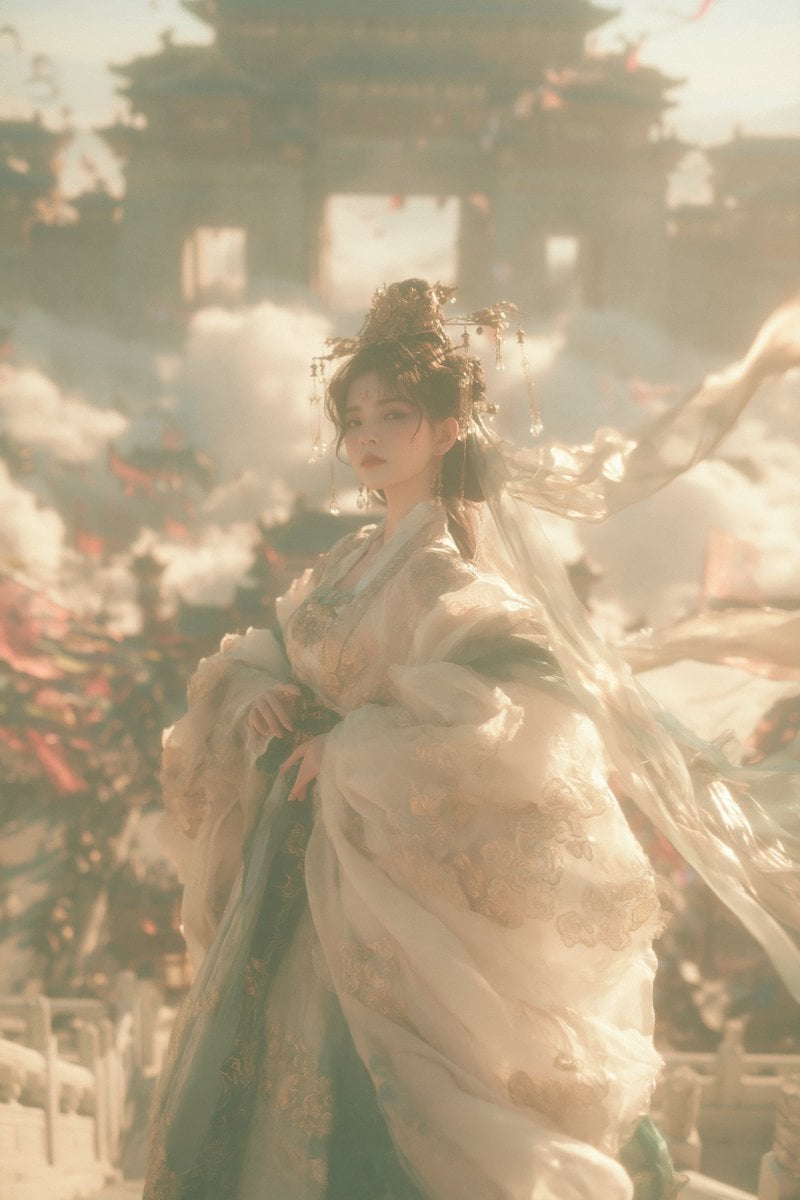 Celestial Goddess on Jade Palace Steps GPT Image 2.5 preview