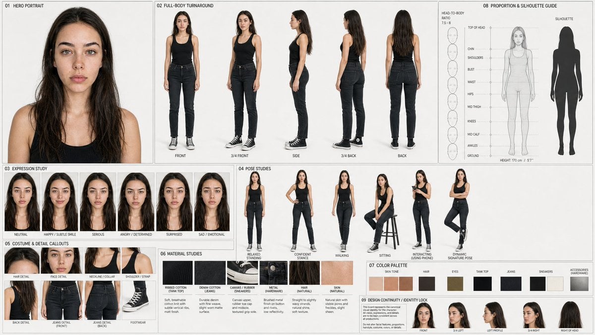 Character Design Reference Sheet GPT Image 2.5 preview