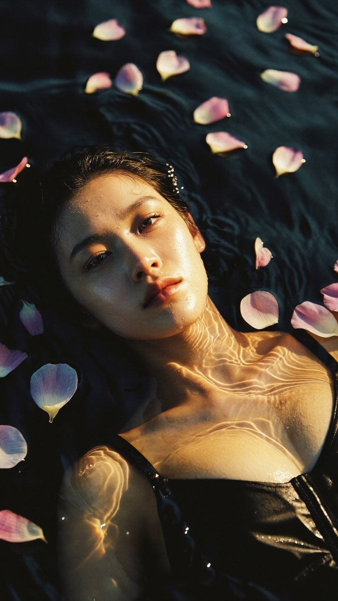 Cinematic Portrait Floating in Dark Water GPT Image 2.5 preview