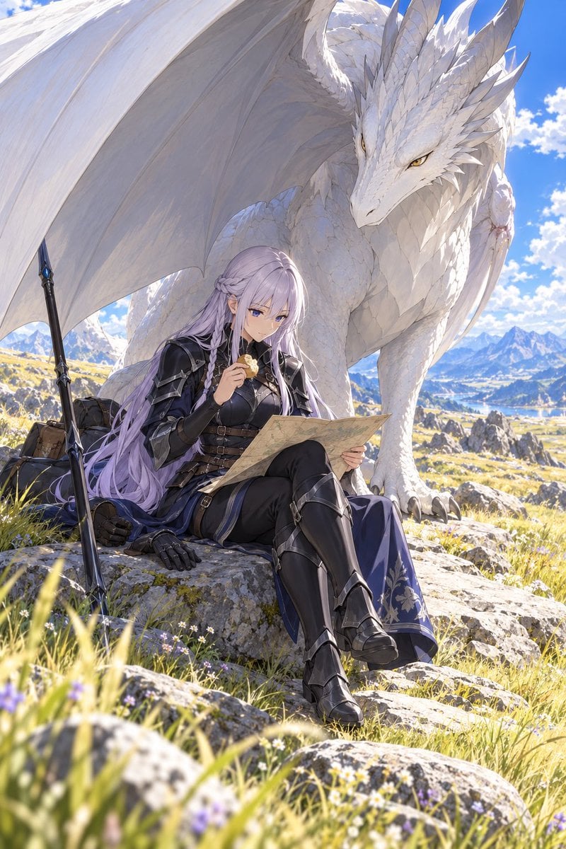Dragon Knight Resting in the Shade GPT Image 2.5 preview
