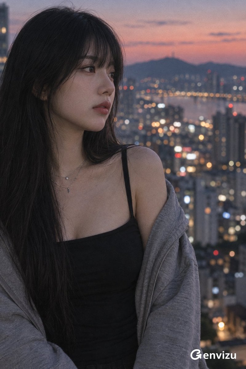 Editorial Portrait Of Woman Overlooking City GPT Image 2.5 preview