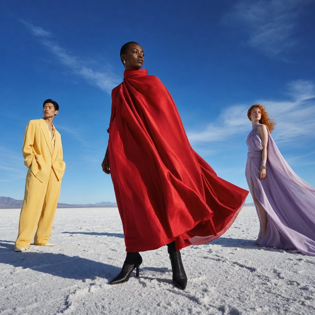 Fashion Editorial with Wind and Silk GPT Image 2.5 preview