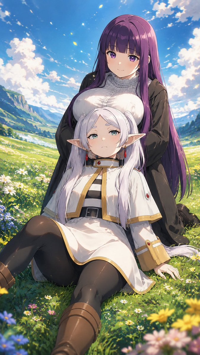 Frieren and Fern in a Good Place GPT Image 2.5 preview