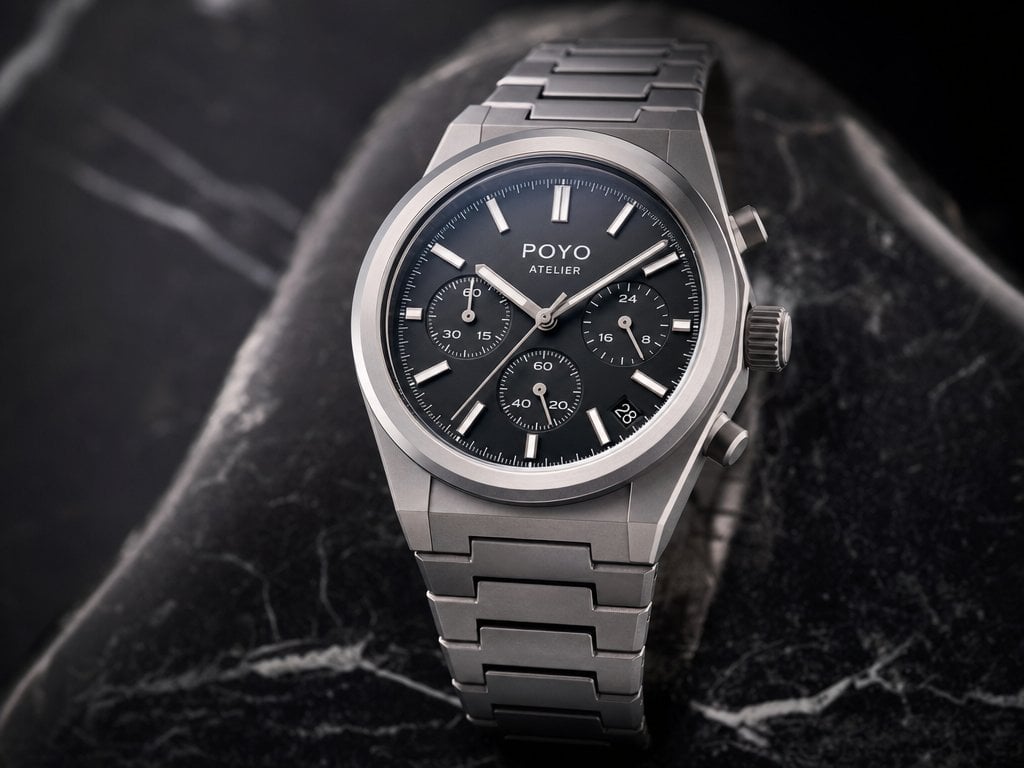 Luxury Watch on Marble Mockup GPT Image 2.5 preview