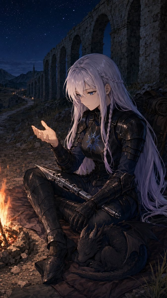 Night Black Dragon Knight Luna GPT Image 2.5 preview