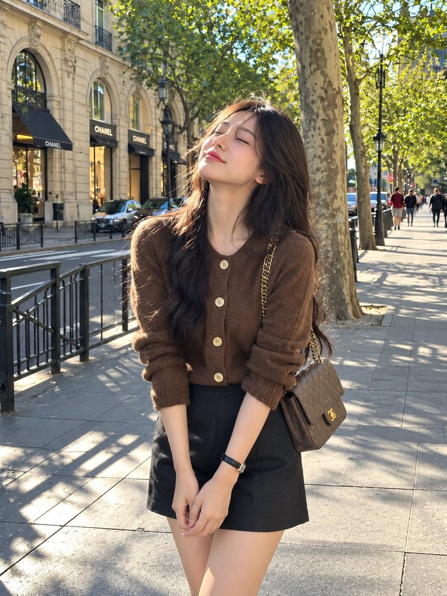 Paris Street Portrait of Young Woman GPT Image 2.5 preview