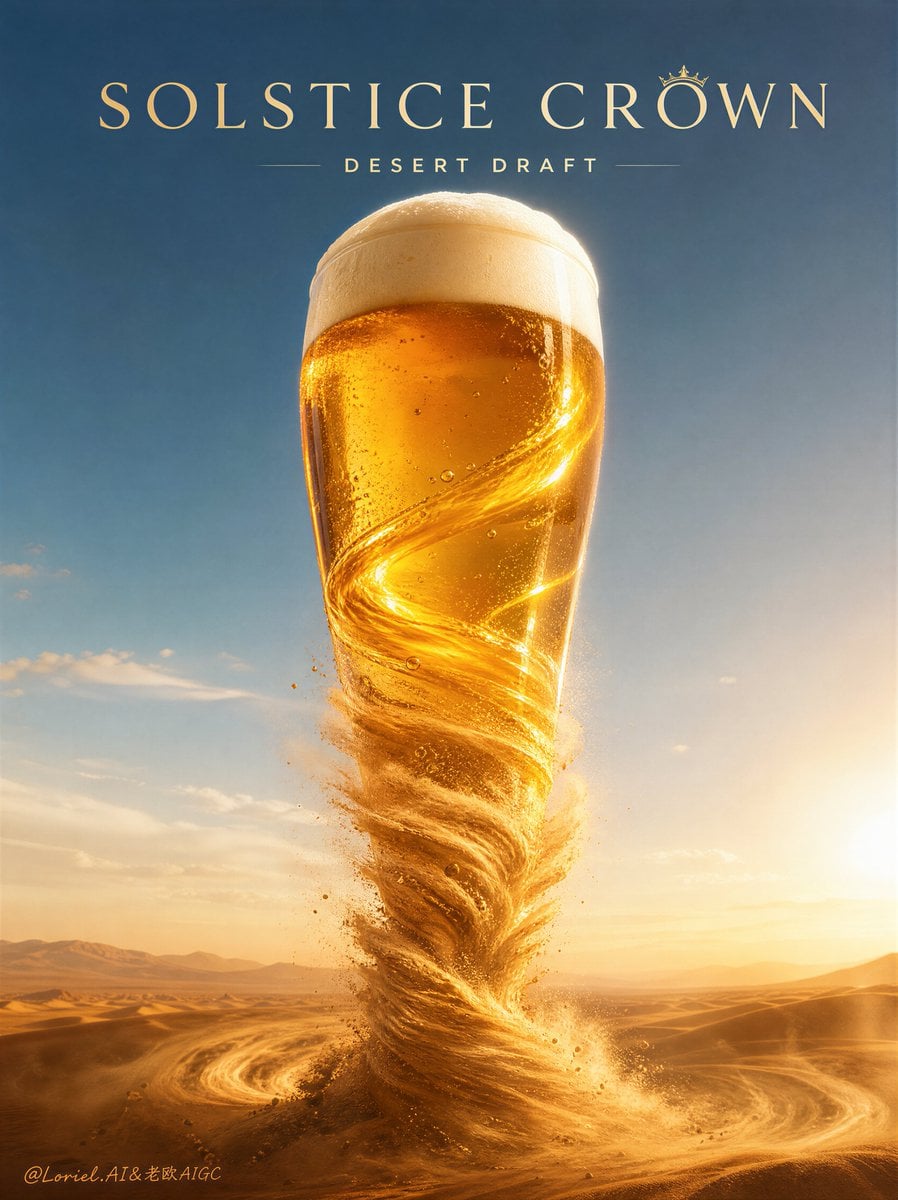 Pint Glass Vortex in Desert GPT Image 2.5 preview