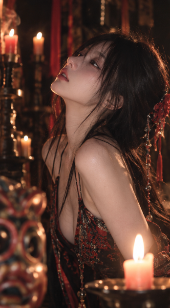 Portrait of Woman in Dark Ritual Shrine GPT Image 2.5 preview