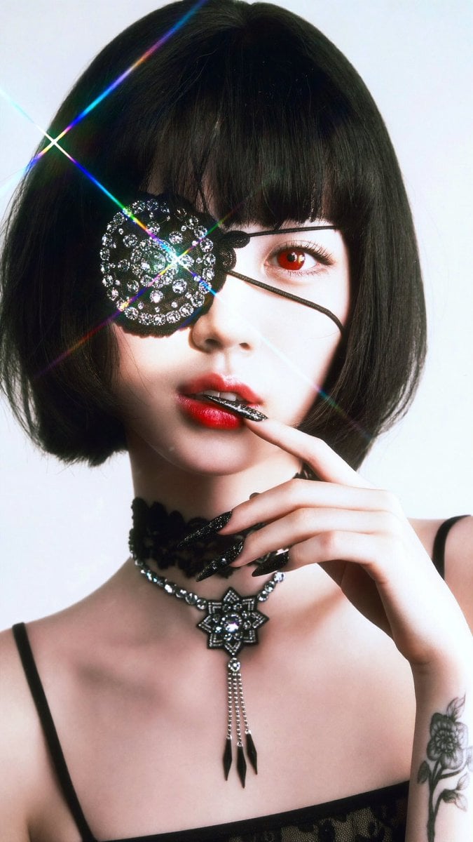 Portrait of Woman with Jeweled Lace Eyepatch GPT Image 2.5 preview