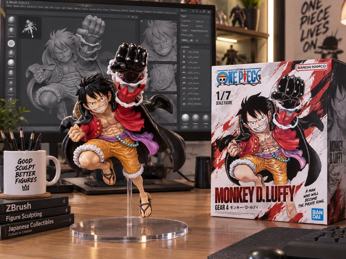 Realistic 1/7 Scale Figure on Desk GPT Image 2.5 preview