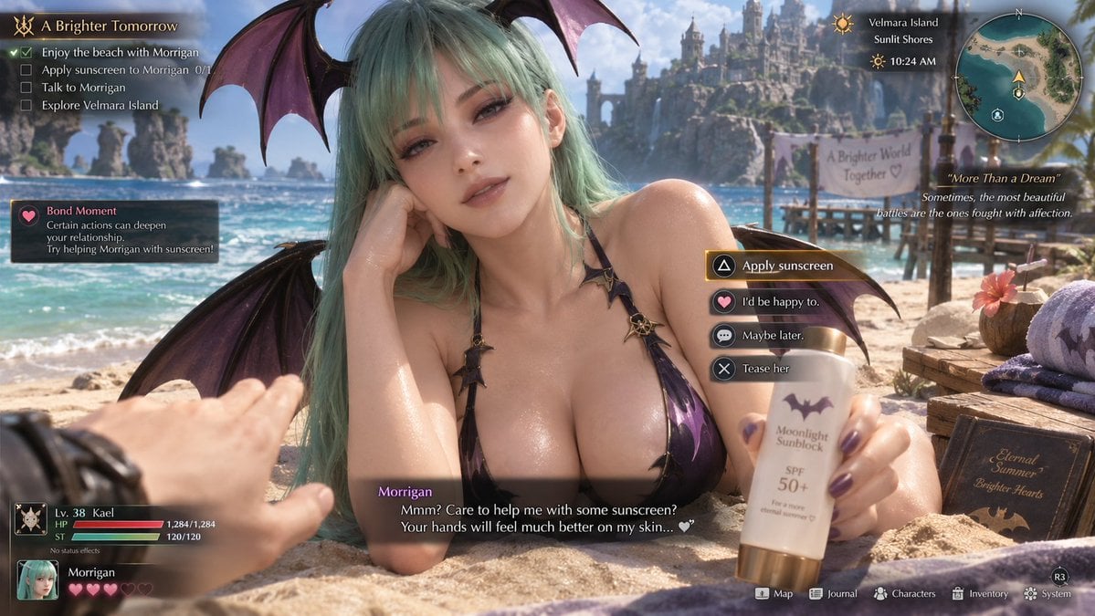 Realistic Screenshot of Next-Gen Romance RPG GPT Image 2.5 preview