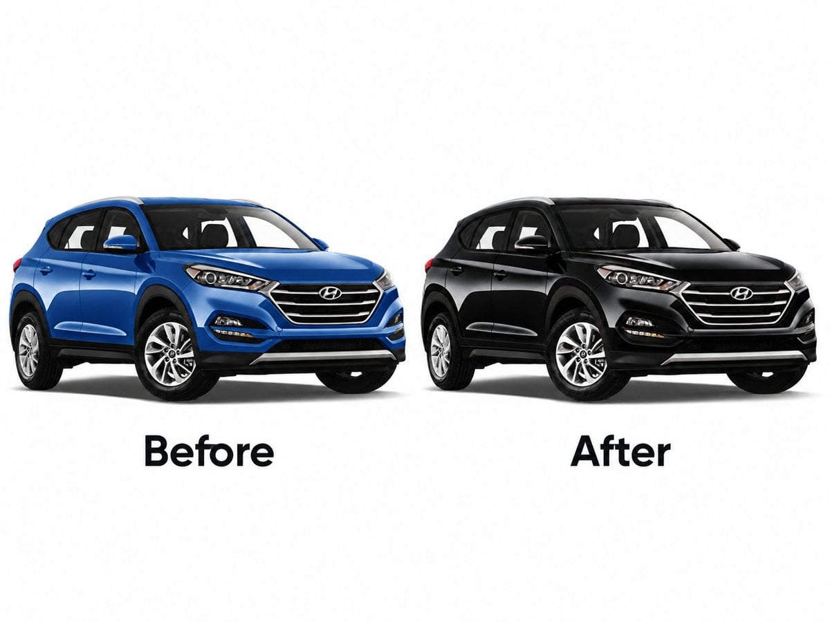 Recolor Car to Neon Black GPT Image 2.5 preview