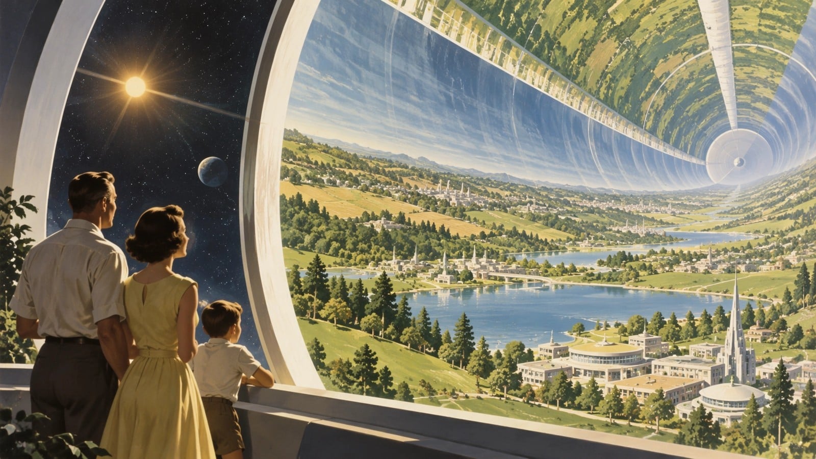 Retro Futuristic Space Colony GPT Image 2.5 preview