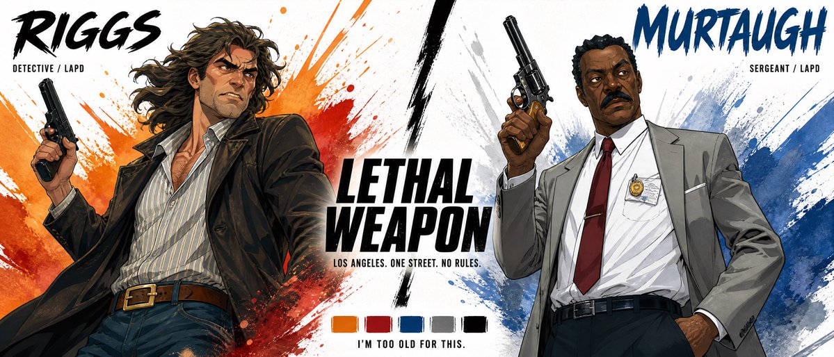 Riggs & Murtaugh Character Bible Sheet GPT Image 2.5 preview