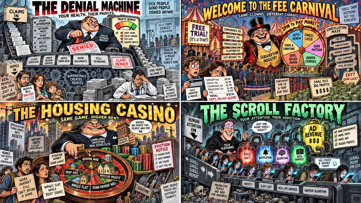 Satirical System Poster Grid On Frustrating Topics GPT Image 2.5 preview
