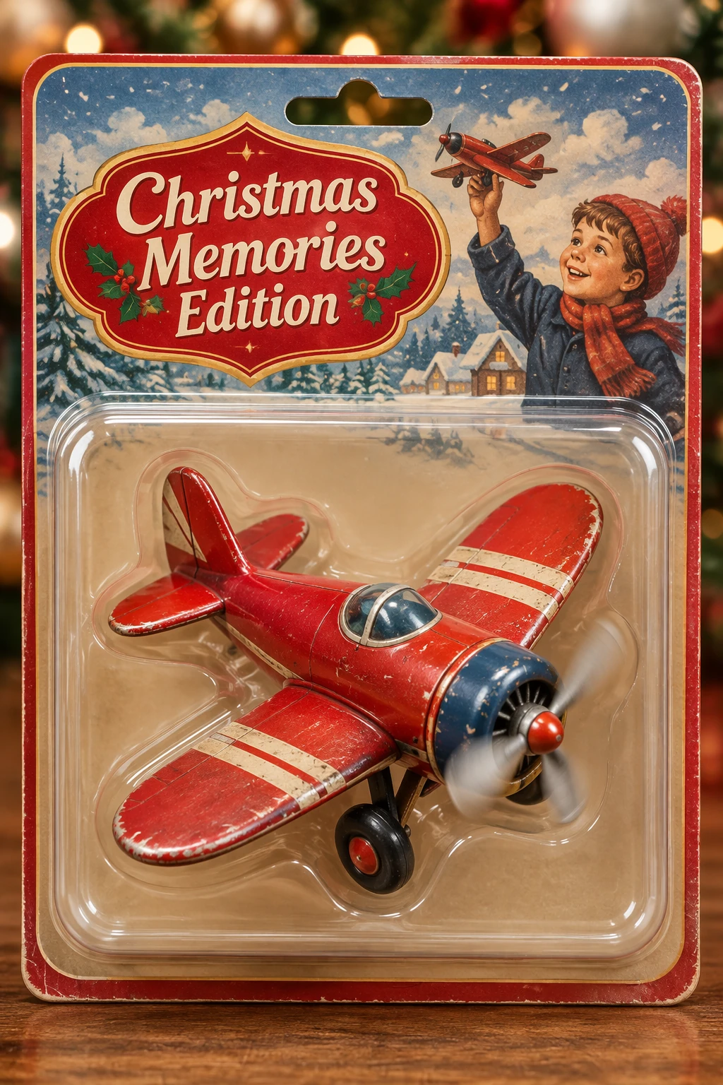 Vintage Toy Airplane Collectible in Blister Pack GPT Image 2.5 preview