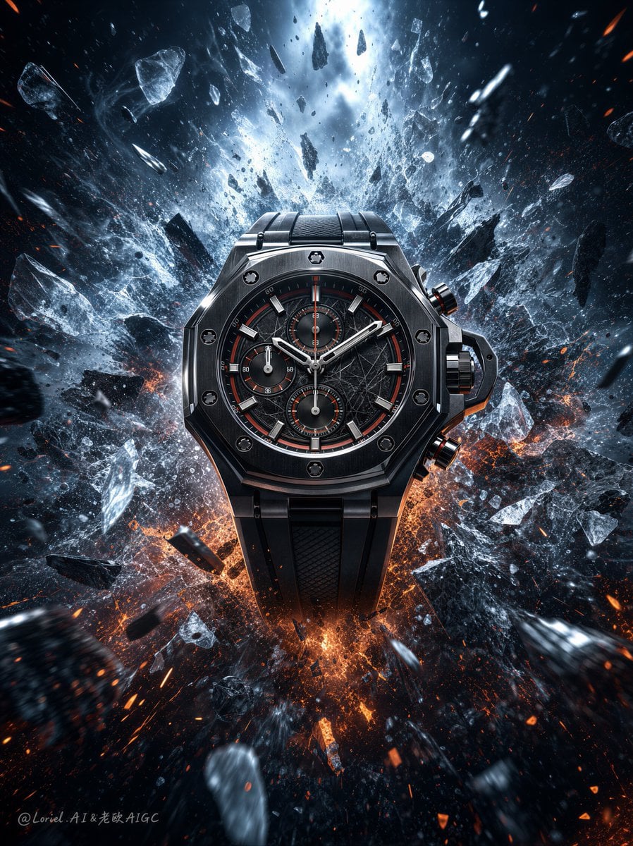 Watch with Ice and Smoke Shockwave GPT Image 2.5 preview