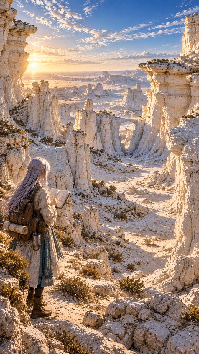 Wind-Carved White Maze Landscape GPT Image 2.5 preview