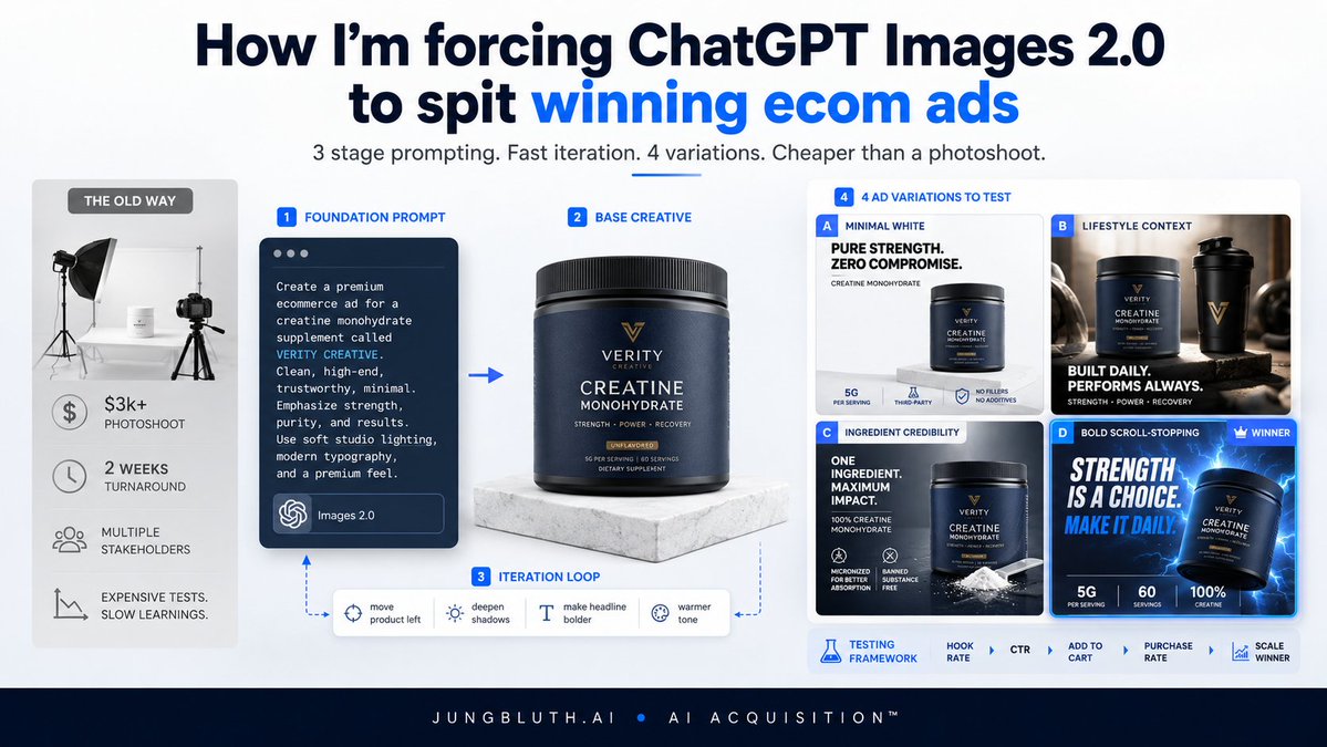 1/ Ecom Brands Are Still Paying $5-10K A GPT Image 2 preview
