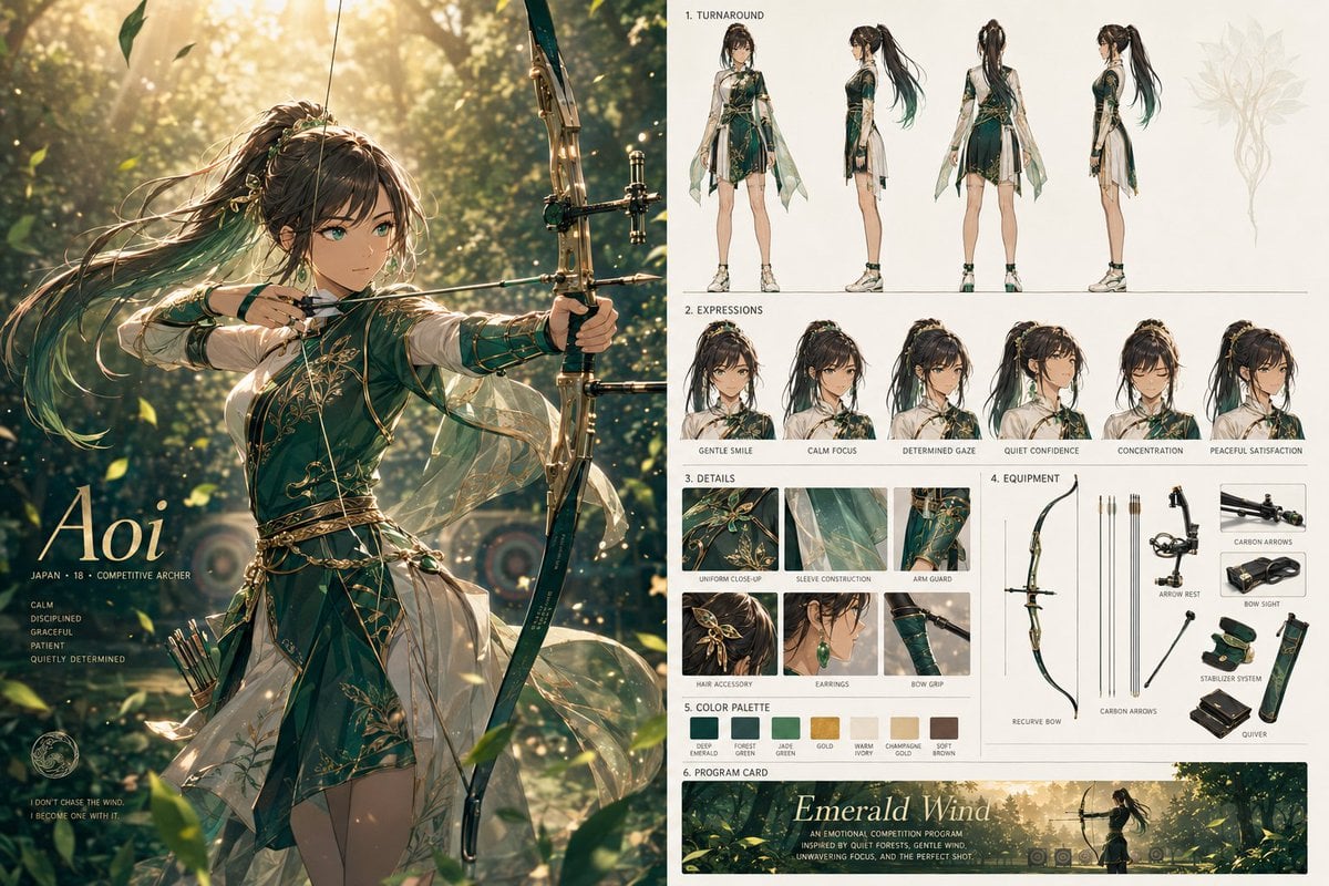 ① Gpt Image 2 Character Sheet Prompt: Style GPT Image 2 preview