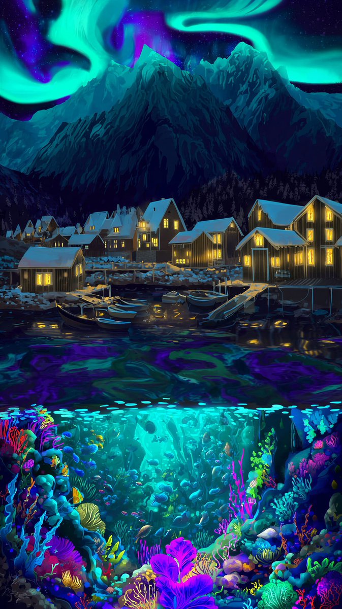 Aurora Village Underwater GPT Image 2 preview