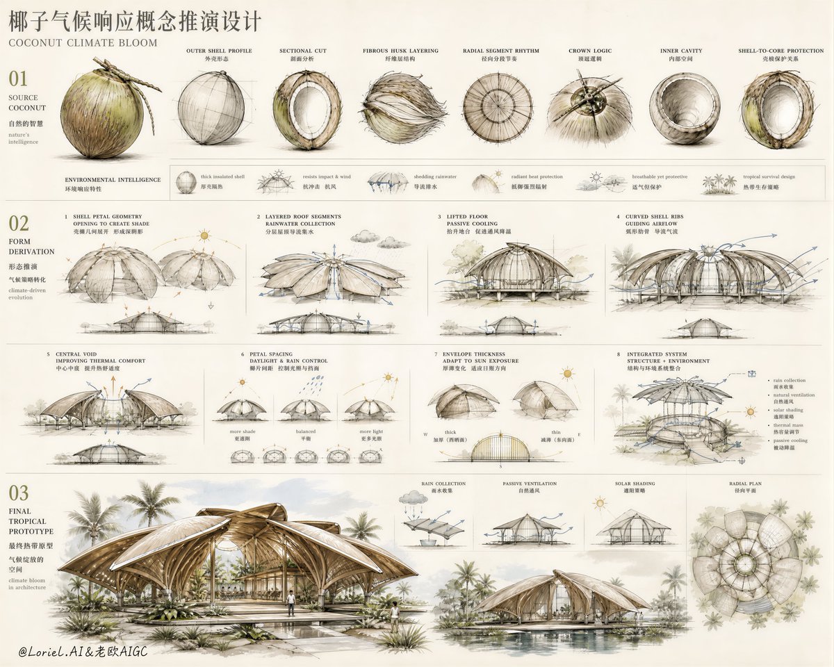 Coconut Inspired Biomimetic Building Design GPT Image 2 preview