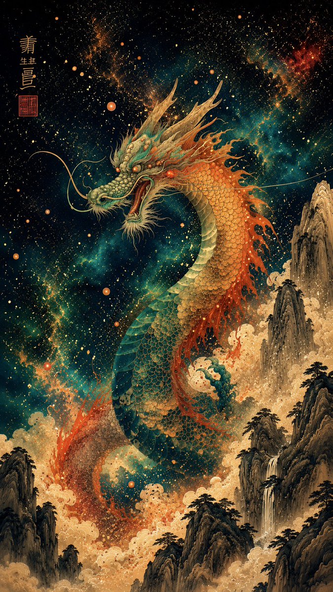Dragon in Jiangnan Ink Wave Style GPT Image 2 preview