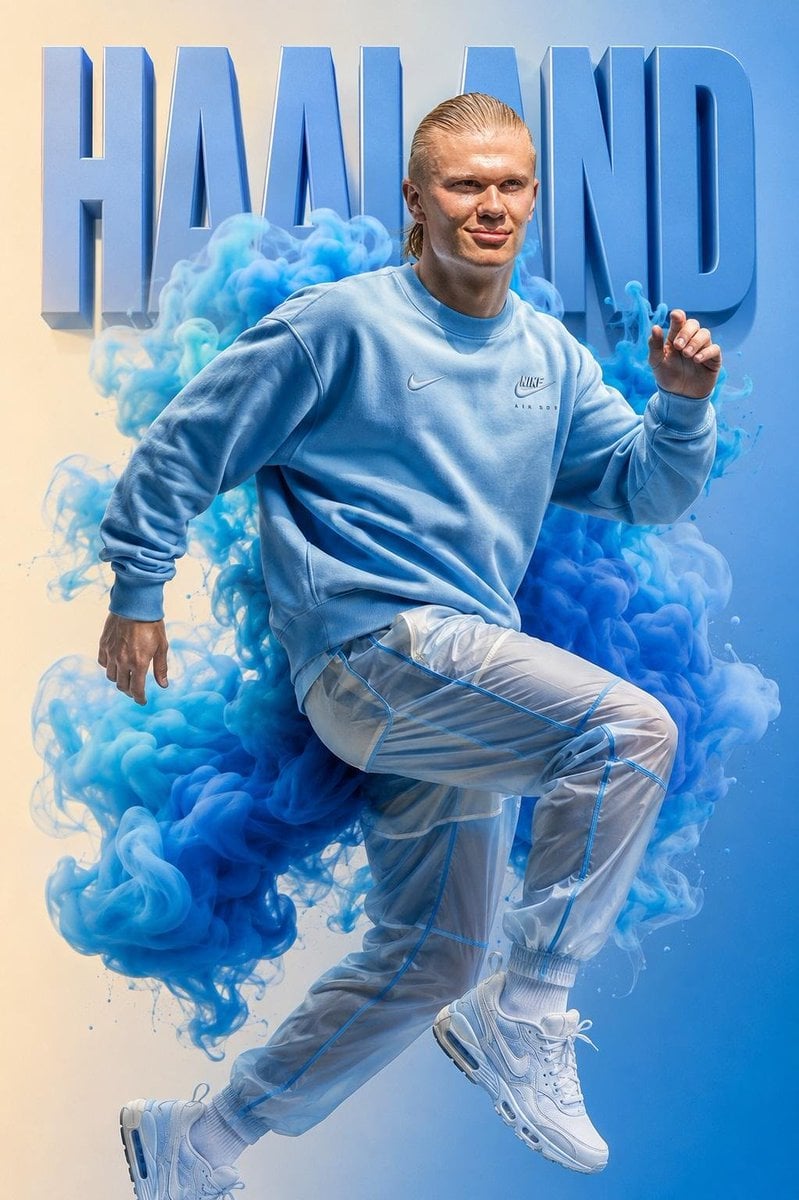 Dynamic Football Star Sportswear Campaign GPT Image 2 preview