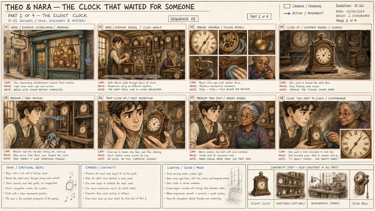 First Storyboard Image Using Gpt Image 2 On GPT Image 2 preview