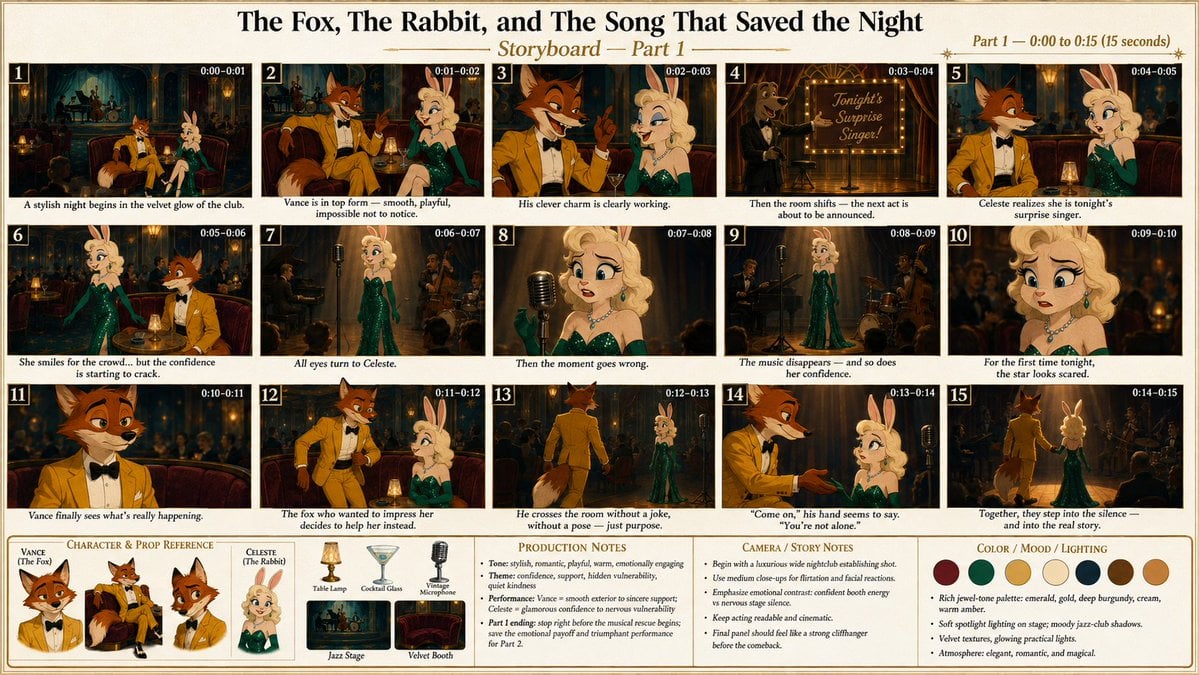 First Storyboard Image Using Gpt Image 2 On GPT Image 2 preview