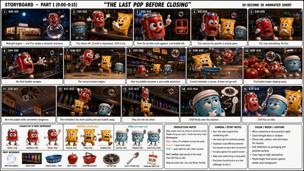 First Storyboard Image Using Gpt Image 2 On GPT Image 2 preview