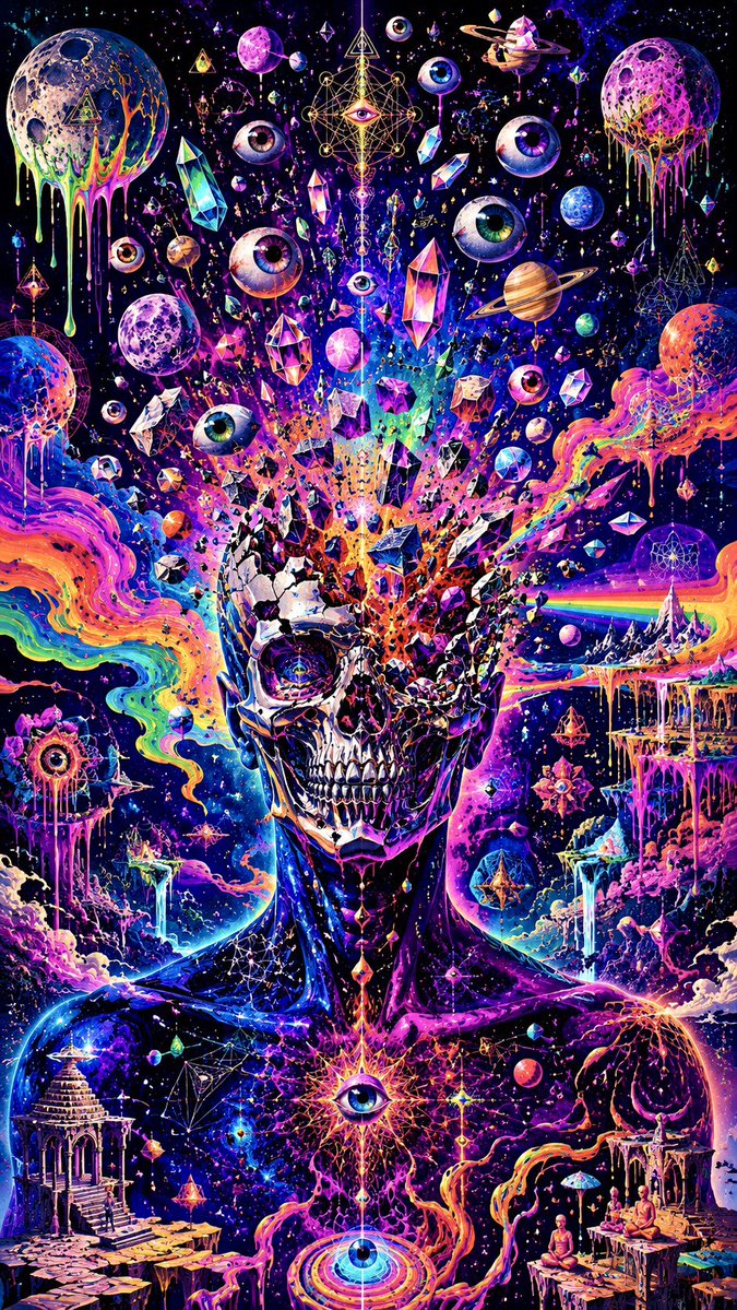Fractured Cosmic Skull with Galaxies GPT Image 2 preview