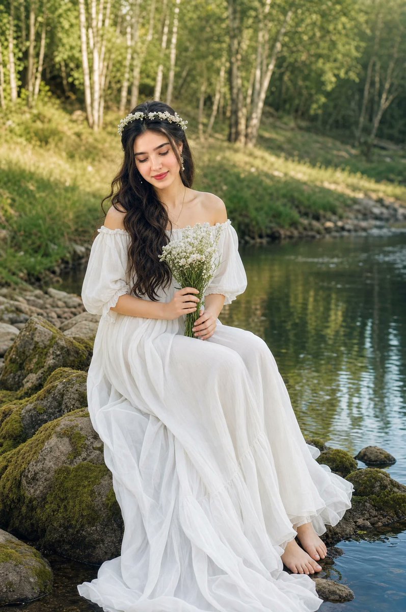 Full-Body Portrait in White Dress GPT Image 2 preview