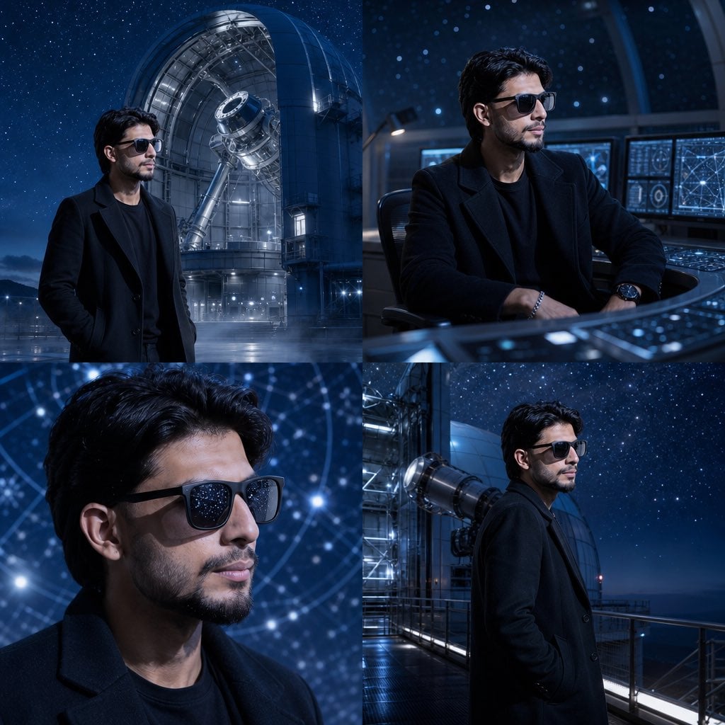 Futuristic Observatory Portrait with Reference Photo GPT Image 2 preview