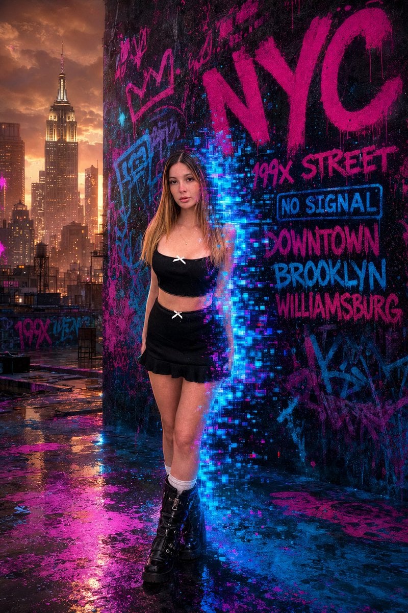 Gpt Image2 Prompt:⤵️ Full-Body Urban And Cyberpunk Fashion GPT Image 2 preview