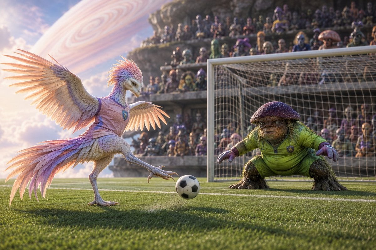 Intergalactic Football Worldcup. The Alien Birds Got The GPT Image 2 preview
