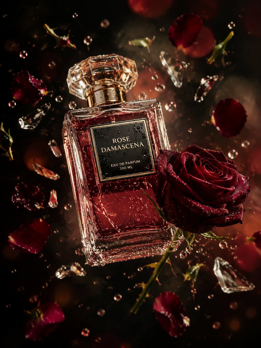 Luxury Rose Perfume Bottle Cinematic Scene GPT Image 2 preview