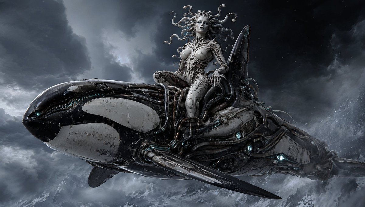 Medusa Riding On Top Of Orca Through Stormy GPT Image 2 preview