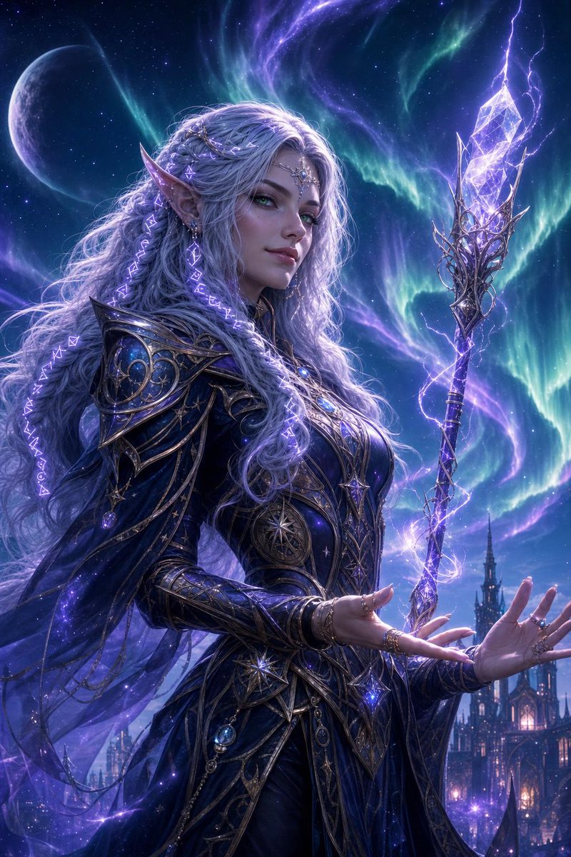 🧠Model: Gpt-Image-2 📷Prompt: A Radiant Elven Sorceress With GPT Image 2 preview