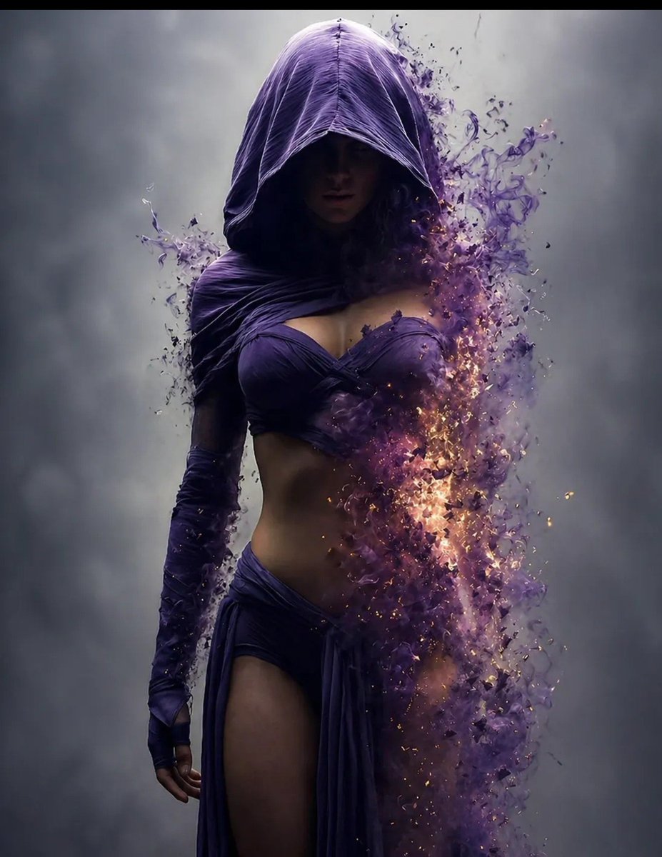 Mysterious Hooded Figure in Purple GPT Image 2 preview