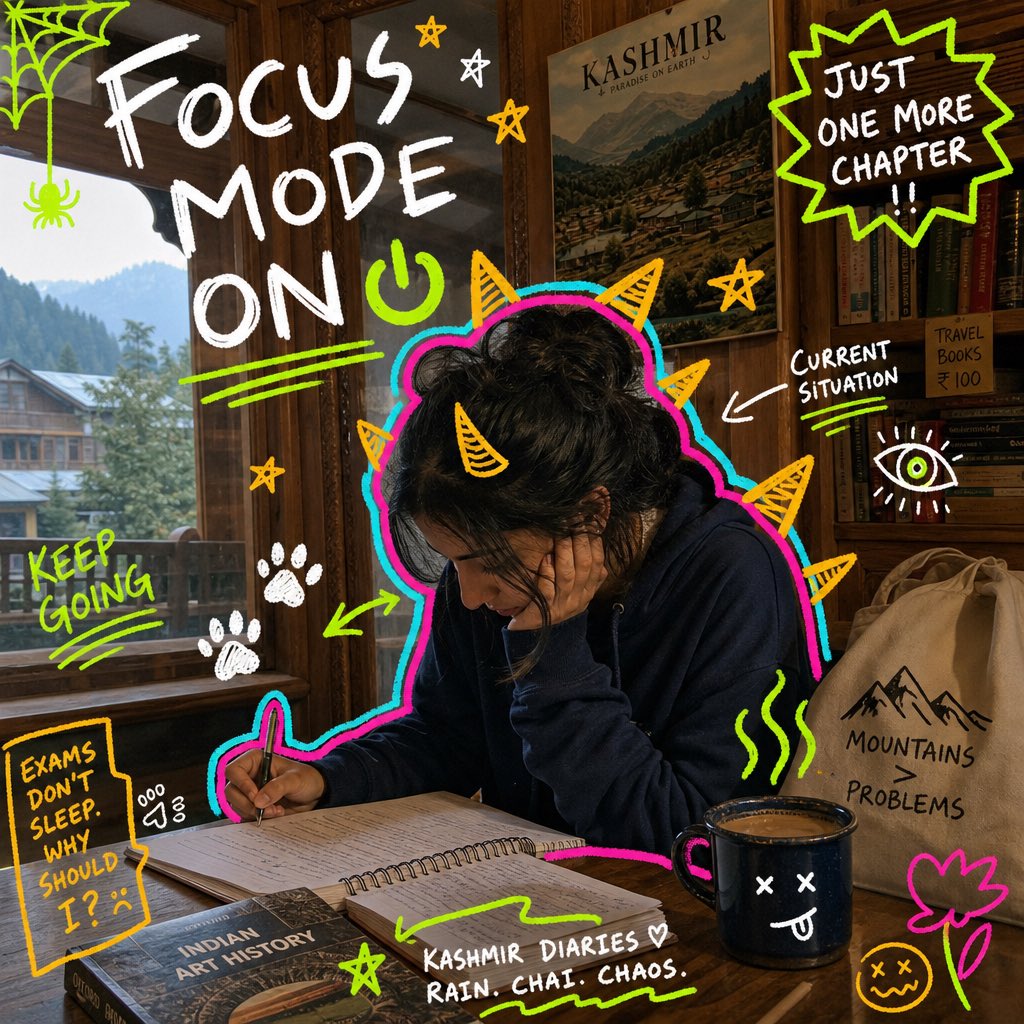 Neon Doodle Gallery Snapshot Template GPT Image 2 preview