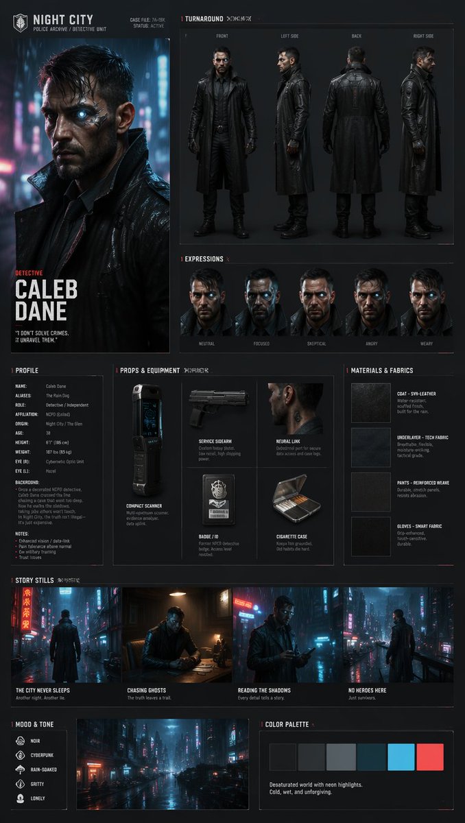 Night City Detective GPT Image 2 preview
