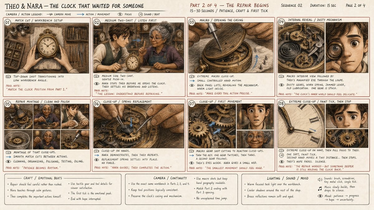 Second Storyboard Image Using Gpt Image 2 On GPT Image 2 preview