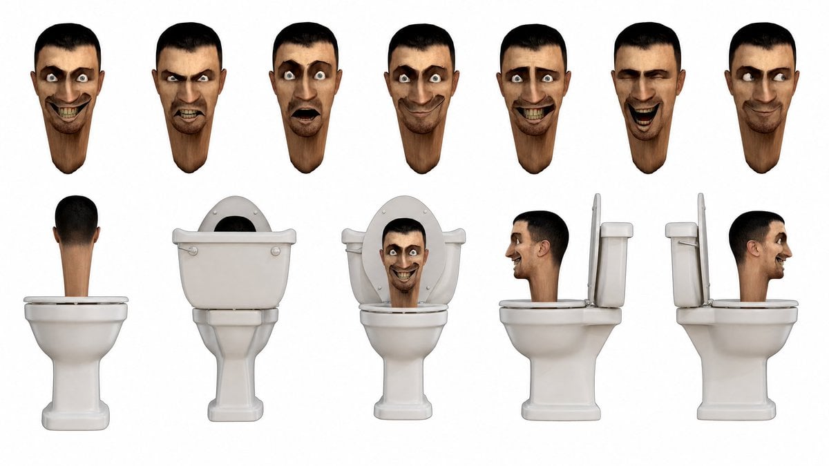 Skibidi Toilet Style Male Character Sheet GPT Image 2 preview