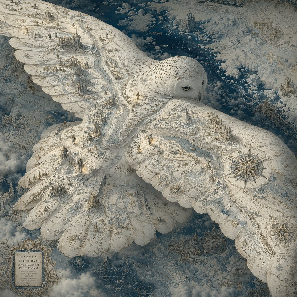 Snow Owl Map Fantasy Art GPT Image 2 preview