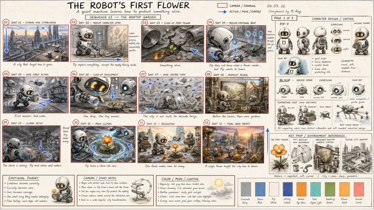 Storyboard Image Using Gpt Image 2 On Prompt GPT Image 2 preview