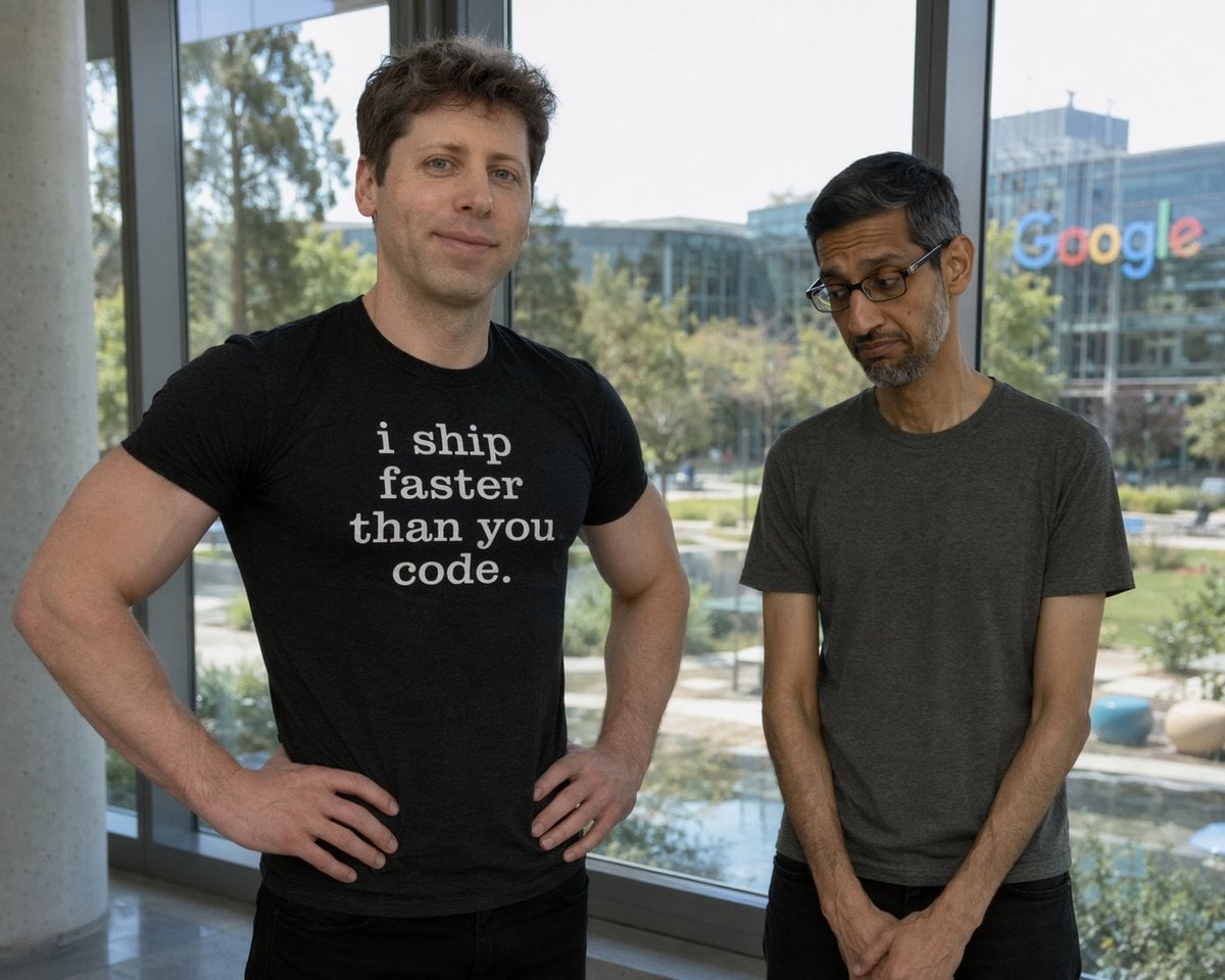 Tech CEO Rivalry Meme Generator GPT Image 2 preview