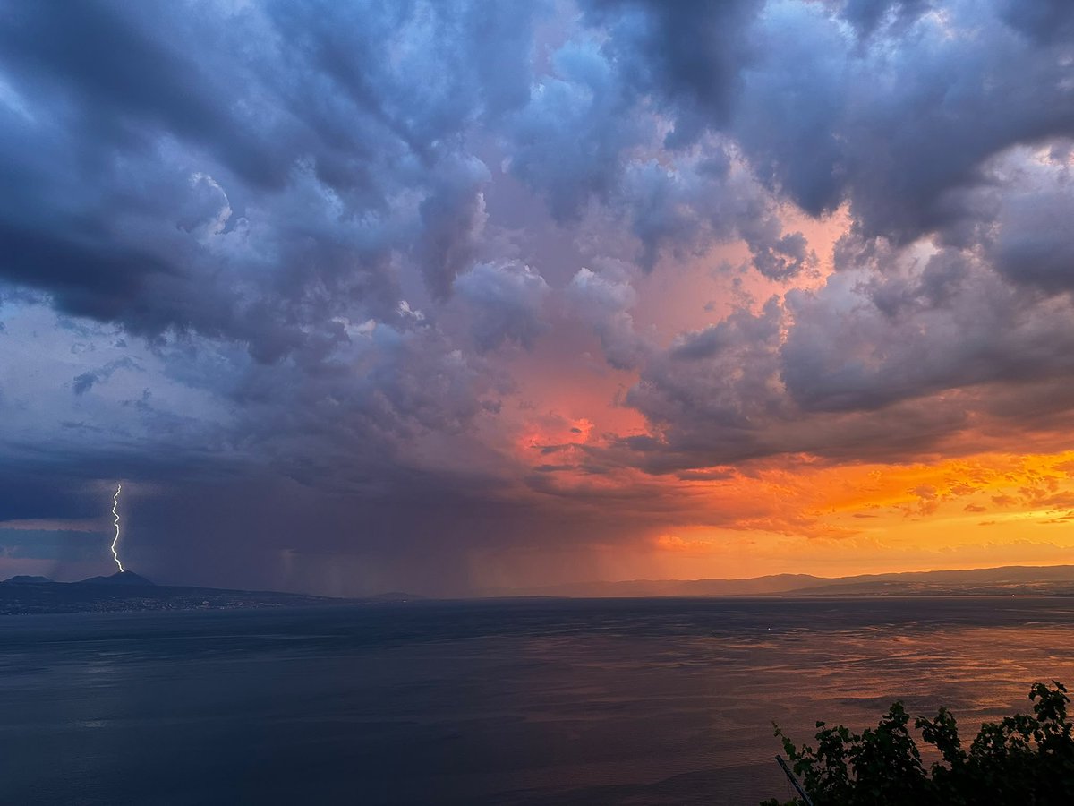 Thunderstorm over Lake Geneva at Sunset GPT Image 2 preview