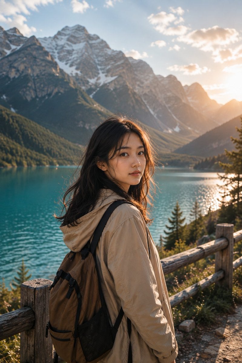 Travel Portrait At Alpine Lake GPT Image 2 preview